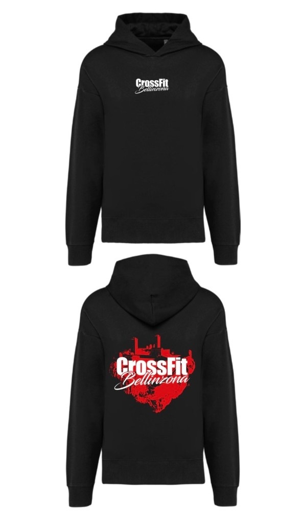 Felpa oversize Nero